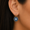 Aretes Vintage "Don't mess with the chickens"