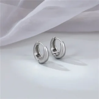 Aretes Abu Dabi Plateados
