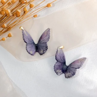35mm - Dije de Mariposa Morada