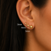 Aretes París 5mm (cierre de rosca)
