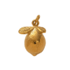17mm - Dije de limón dorado