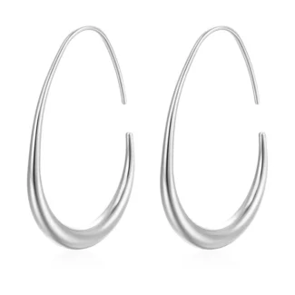 Aretes Goa Plateados