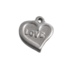 12mm - Dije de Corazón "love"