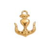 13mm - Dije de Ancla Dorada