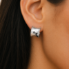 Aretes Berlín Plateados