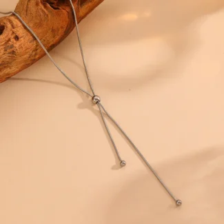 Collar Lyon Plateado Ajustable