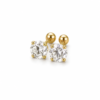 Aretes Verona 5mm (cierre de rosca)