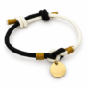 Brazalete Grabado Beige y Negro