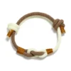 Brazalete San Diego Beige y Café