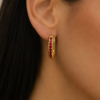 Aretes Lisboa Small Rojos