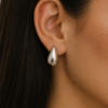 Aretes Bratislava Plateados (M)