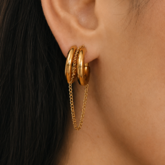 Aretes Zúrich Dorados
