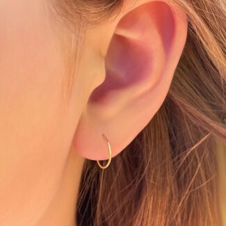 Aretes Génova 10mm Dorados