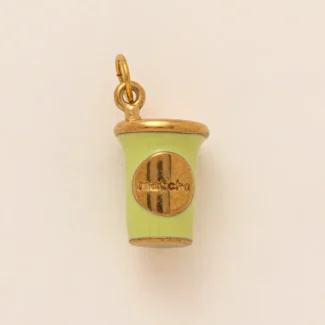 20mm - Dije de Té Matcha