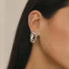 Aretes Muscat Plateados