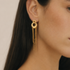 Aretes Lucca Dorados