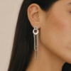 Aretes Lucca Plateado