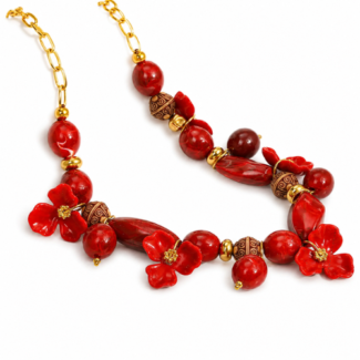 Collar Petra - Rojo