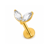 Piercing Labret de Titanio G23- Gia Dorado