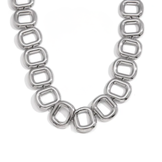 Collar Alejandría Plateado