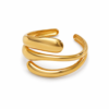 Anillo Abu Dabi Dorado