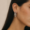 Aretes Modena Plateados