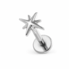 Piercing Labret de Titanio G23- Helena Plateado