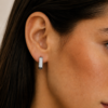 Aretes Lagos Plateados