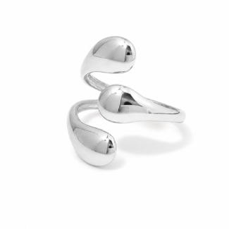 Anillo Kozani Plateado (Ajustable)