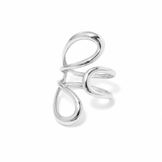 Anillo Kozani Plateado (Ajustable)